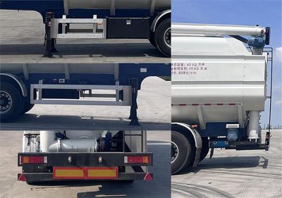 Yongyizhou brand automobiles NYZ9400ZSLD60 Bulk feed transport semi-trailer