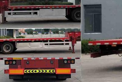 Dongzheng Automobile ADZ9406TDP Low flatbed semi-trailer