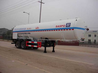 Chuan brand automobile KQF9340GDYFTH Low temperature liquid transport semi-trailer