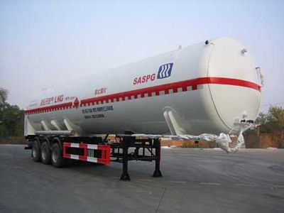 Chuan brand automobile KQF9409GDYFSD Low temperature liquid transport semi-trailer