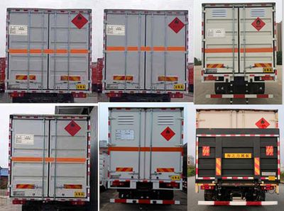 Huayueda brand automobiles LZX5180XRQEX9 Flammable gas box transport vehicle