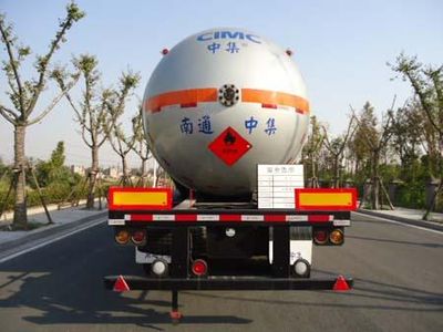 CIMC NTV9402GYQQ Semi trailer for liquefied gas transportation