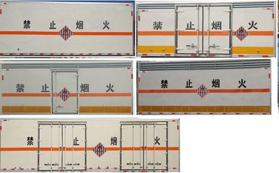 Cheng Liwei  CLW5320XRGC5 Flammable solid box transport vehicle