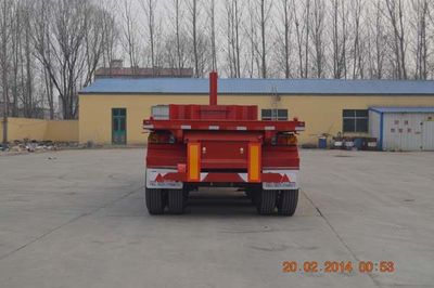 Guangtongda brand automobiles JKQ9402ZZXP Flat dump semi-trailer