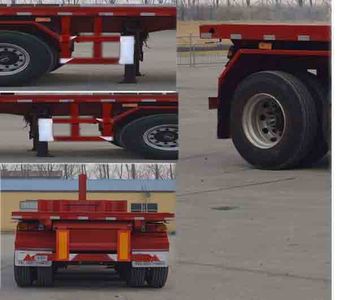 Guangtongda brand automobiles JKQ9402ZZXP Flat dump semi-trailer