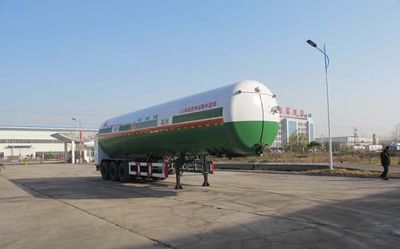 Shengrun  SKW9401GDY Low temperature liquid transport semi-trailer