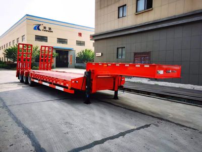 Wanqi Automobile CTD9403TDP Low flatbed semi-trailer