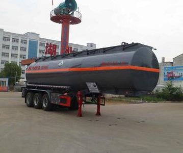 Zhongqi Liwei brand automobiles HLW9404GFW Tank transport semi-trailer for corrosive substances