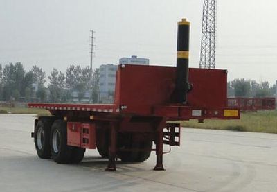 Hualu Yexing brand automobilesHYX9350ZZXPFlat dump semi-trailer