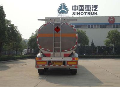 Hua Wei Chi Le  SGZ9406GYY Aluminum alloy oil transport semi-trailer