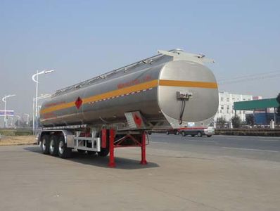 Hua Wei Chi Le  SGZ9406GYY Aluminum alloy oil transport semi-trailer