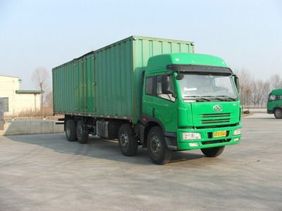 Jiefang Automobile CA5242XXYP7K2L11T9 Flat headed diesel box transport vehicle