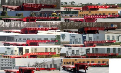 Pangu Jinhang  JHT9400TDP Low flatbed semi-trailer