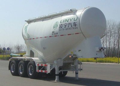 Lingyu  CLY9401GFL2 Medium density powder material transportation semi-trailer