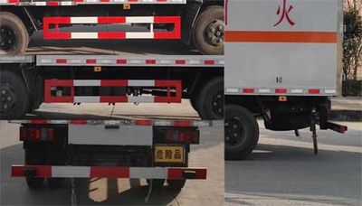 Dali  DLQ5060XRQ5 Flammable gas box transport vehicle