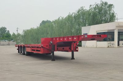 Weihua Tongda brand automobiles LFX9400TDP Low flatbed semi-trailer