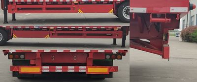 Weihua Tongda brand automobiles LFX9400TDP Low flatbed semi-trailer