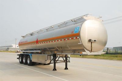 Qixing  QXC9405GYY Aluminum alloy oil transport semi-trailer