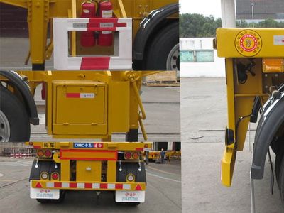 Tonghua  THT9403TWY Transport semi-trailer of dangerous goods tank frame