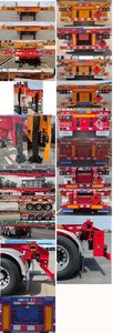 Tonghua  THT9403TWY Transport semi-trailer of dangerous goods tank frame