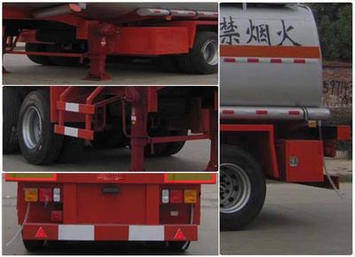 Chufei  CLQ9406GRYB Flammable liquid tank transport semi-trailer