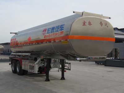 Zhengkang Hongtai brand automobiles HHT9290GYY Aluminum alloy oil transport semi-trailer