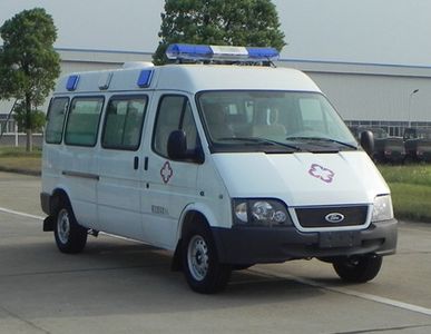 Jiangling Quanshun brand automobiles JX5044XJHMK ambulance