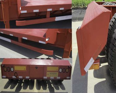 Jiyun  MCW9406TDP Low flatbed semi-trailer