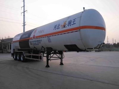 Juwang  ZJW9404GDY Low temperature liquid transport semi-trailer