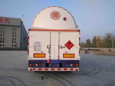 Juwang  ZJW9404GDY Low temperature liquid transport semi-trailer