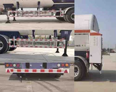 Juwang  ZJW9404GDY Low temperature liquid transport semi-trailer