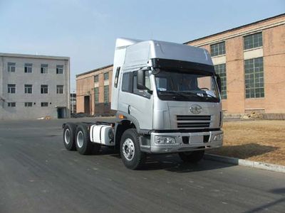 Jiefang Automobile CA4250P21K2T1 Flat head diesel semi-trailer tractor