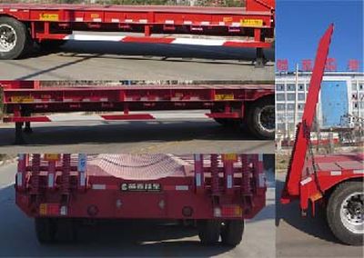 Yangjia  LHL9408TDPA Low flatbed semi-trailer