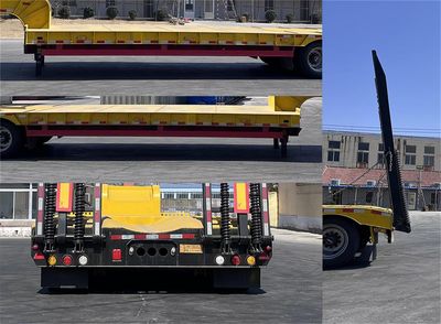 Yixiangtong  QAT9381TDP Low flatbed semi-trailer