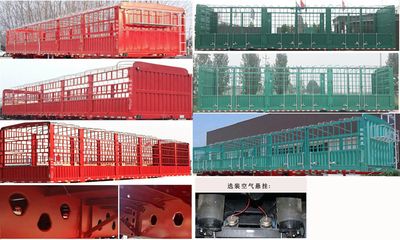 Longzhuan brand automobiles JLD9401CCY Gantry transport semi-trailer