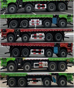 Jiefang Automobile CA3311P66K24L3T4E6 Flat head diesel dump truck