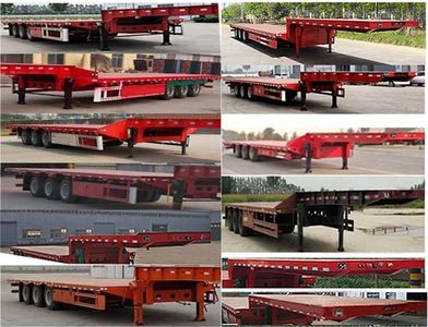 Xinfu Chuanghua brand automobiles CHJ9400TDP Low flatbed semi-trailer