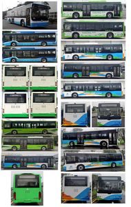 Chinese license plate cars TEG6105BEV13 Pure electric city buses