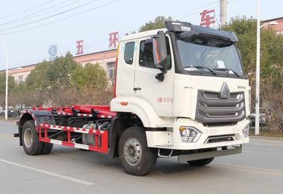 Huatong brand automobiles HCQ5181ZXXZZ6CS detachable container garbage collector 