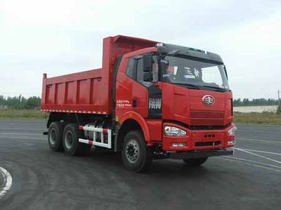 Jiefang Automobile CA3250P66K2L1T1AE5 Flat head diesel dump truck