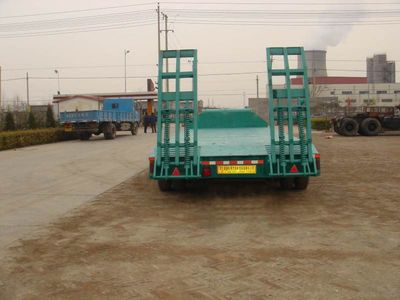 Chuanteng  HBS9191TDP Low flatbed transport semi-trailer