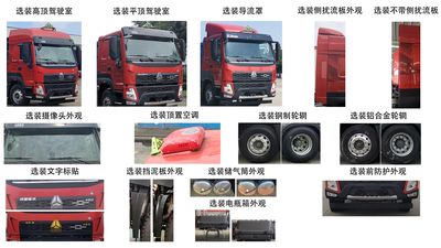 Haowo  ZZ4252V4247F1CW Dangerous goods towing vehicles