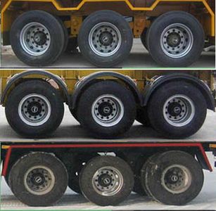 Hualu Yexing brand automobiles HYX9402GXH Lower ash semi-trailer