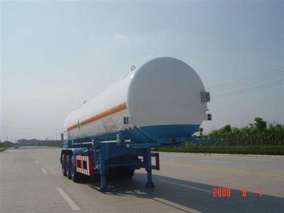 China National Automobile Corporation ZQZ9381GDY Low temperature liquid transport semi-trailer