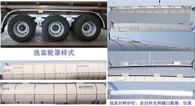 Shengrun  SKW9401GRHL Lubricating oil tank transport semi-trailer