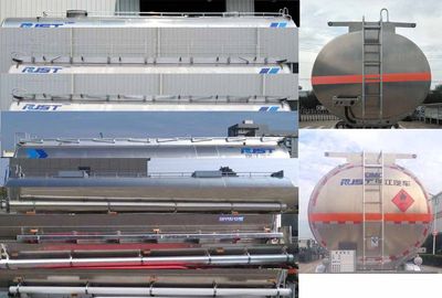 Ruijiang  WL9404GYYG Aluminum alloy oil transport semi-trailer