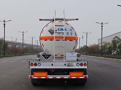 Lingyu  CLY9400GFWC Tank transport semi-trailer for corrosive substances