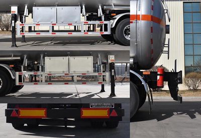 Jinbi  PJQ9402GYQB Semi trailer for liquefied gas transportation