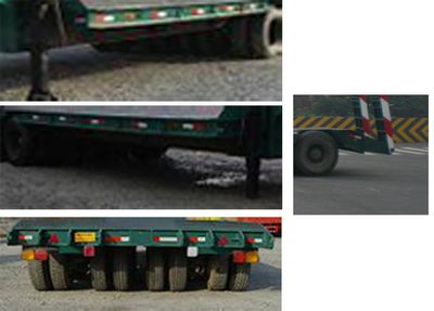 Zhongshang Automobile ZL9350TDP Low flatbed semi-trailer