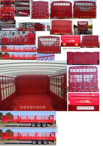 Guangda Hongyuan brand automobiles GHY9402CCY Gantry transport semi-trailer